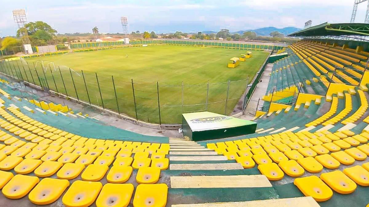 El estadio Luis Girón ubicado en La Lima, Cortés.