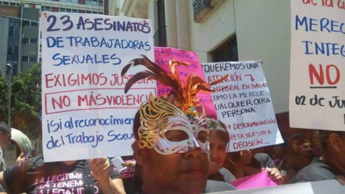 Trabadoras sexuales reclaman por el respeto a sus derechos