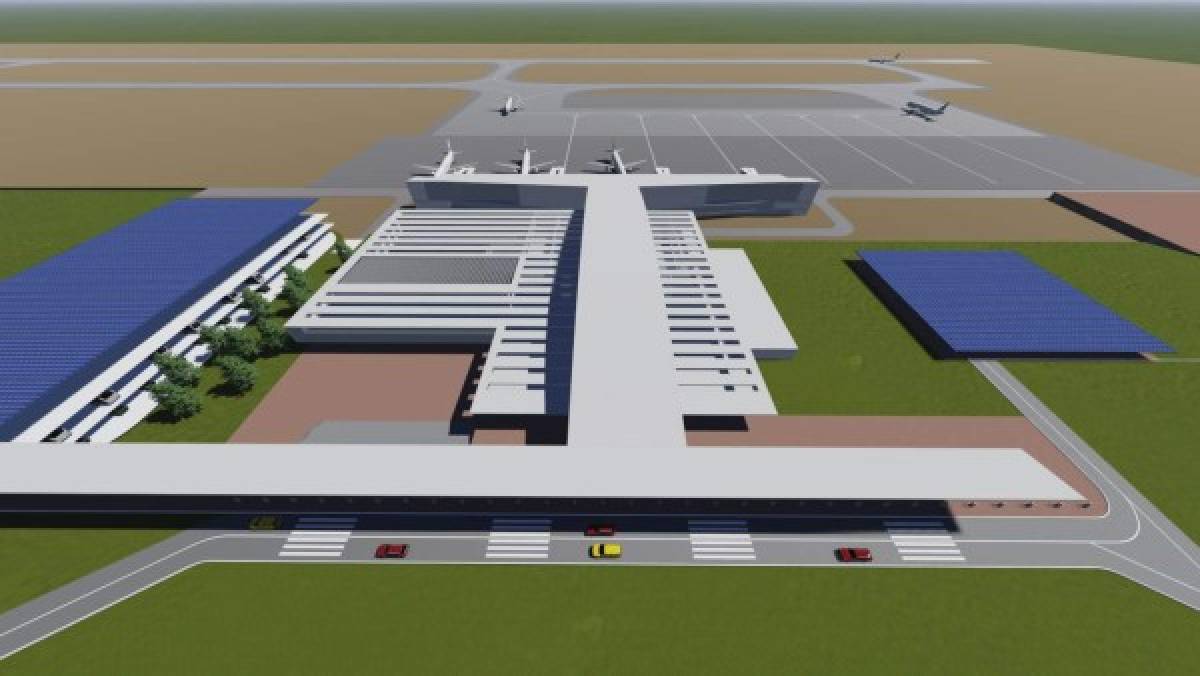 Así lucirán las instalaciones del moderno aeropuerto de Palmerola