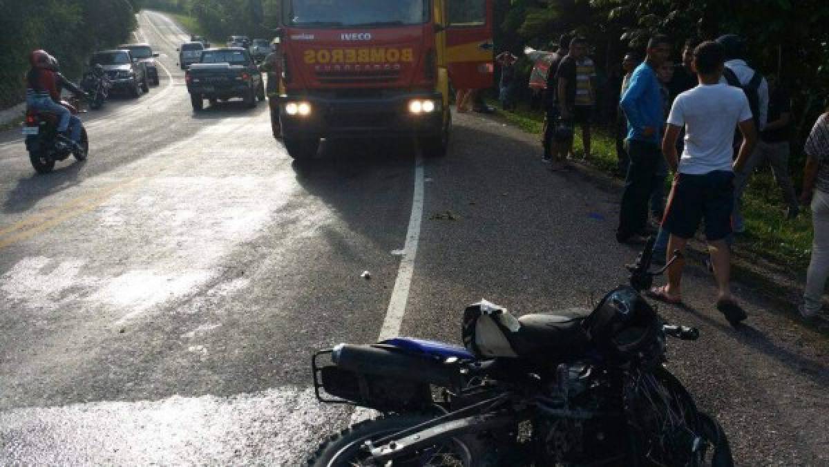 Un muerto y varios heridos deja accidente en carretera a occidente de Honduras