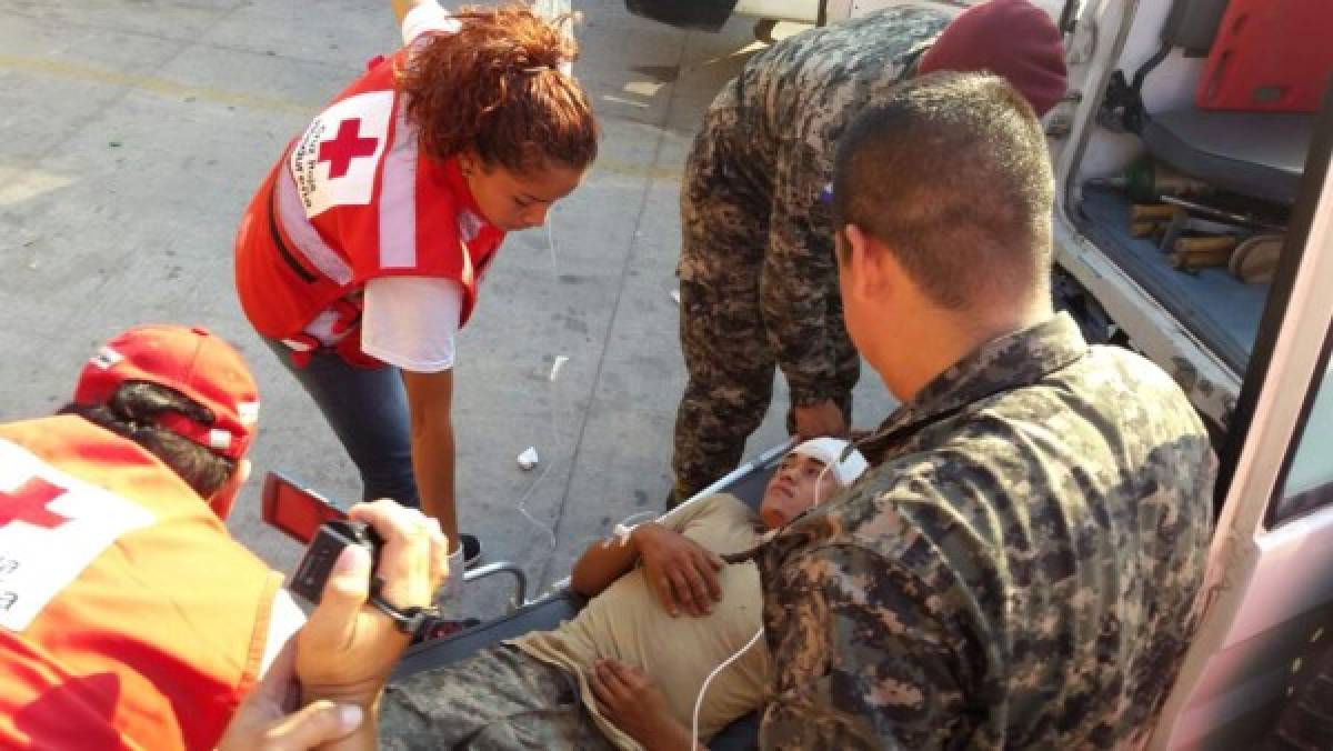 Contingente militar se accidenta en el sur de Honduras