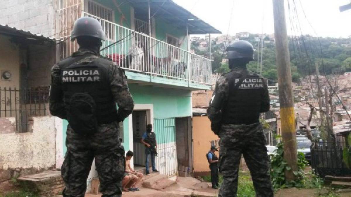 Honduras: Dos detenidos en varios allanamientos a viviendas en la capital