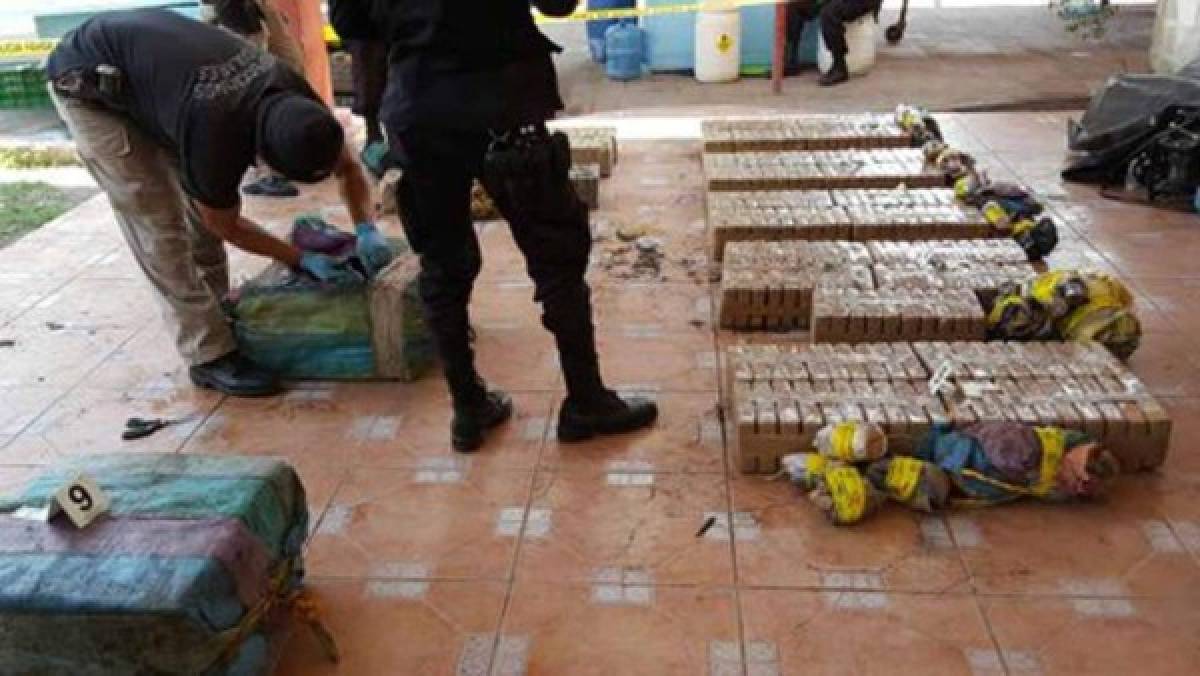 Los implicados están ligados a dos decomisos de 400 kilos de cocaína realizados en enero y junio de 2016, valorados en 10 millones de dólares (Foto: El Salvador/ El Heraldo Honduras/ Noticias de Honduras)