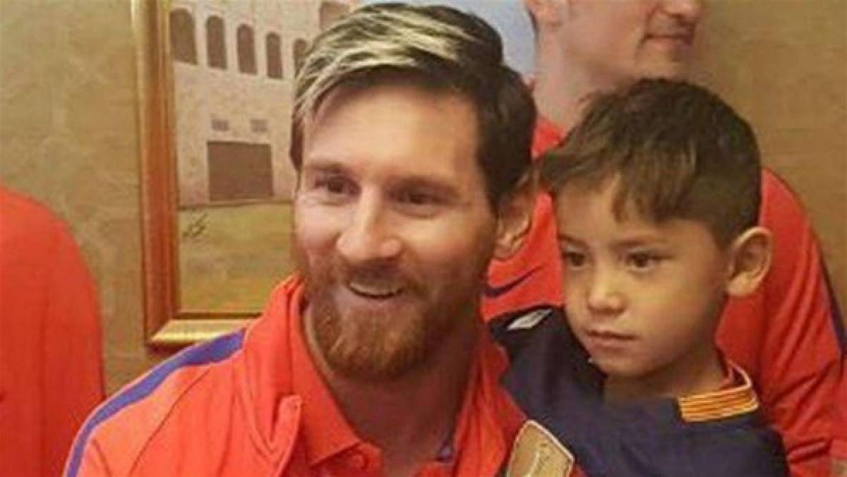 El sueño de Martuza Ahmadi se convirtió realidad: conocer en persona a su ídolo Lionel Messi (Foto: Agencias / Deportes El Heraldo / Noticias de Honduras)