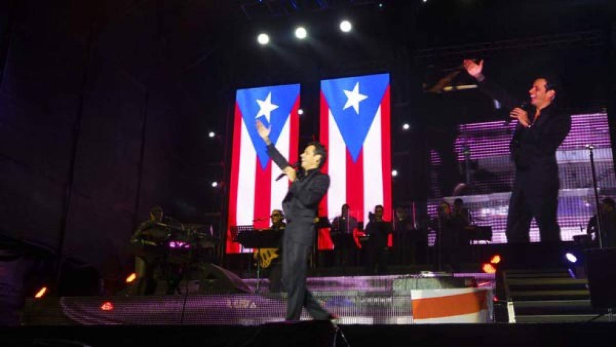 Una noche vibrante de música con Marc Anthony y Juan Luis Guerra