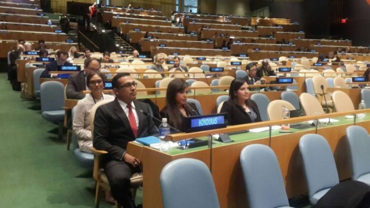 Honduras aborda problemas de la droga durante Asamblea de la ONU  