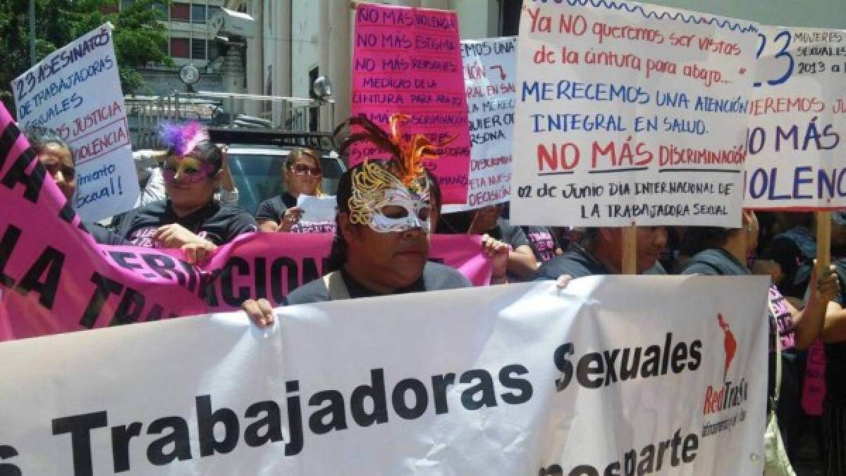 Trabadoras sexuales reclaman por el respeto a sus derechos