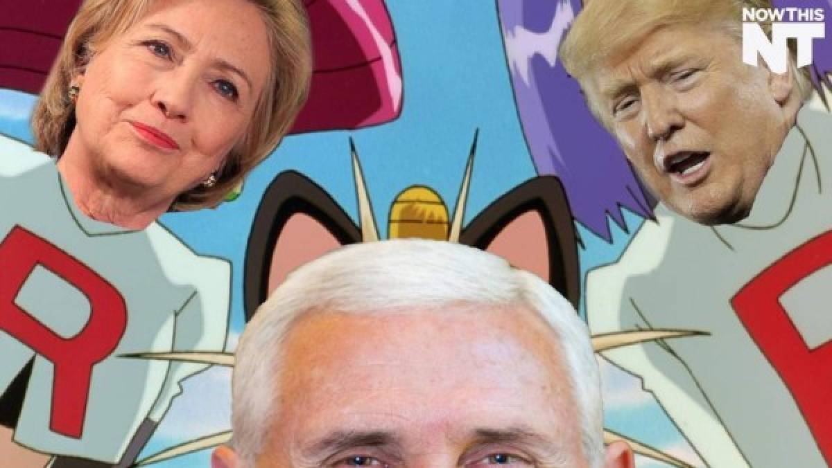 Pokémon Go, la nueva arma de Clinton y Trump para captar votantes