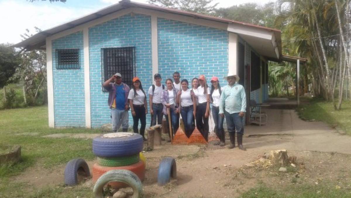 Los niños olanchanos que van a la Universidad Nacional de Agricultura (UNA)