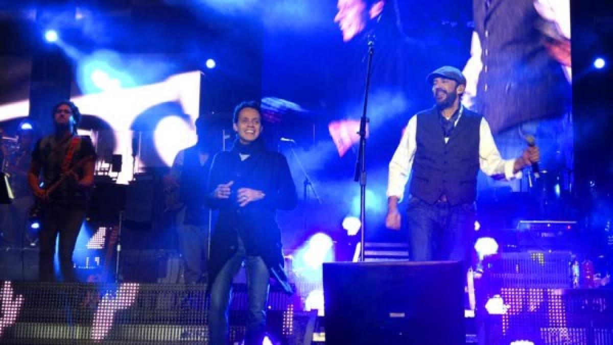 Una noche vibrante de música con Marc Anthony y Juan Luis Guerra