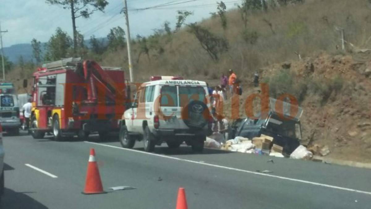 Al menos cuatro heridos deja nuevo accidente en Amarateca  