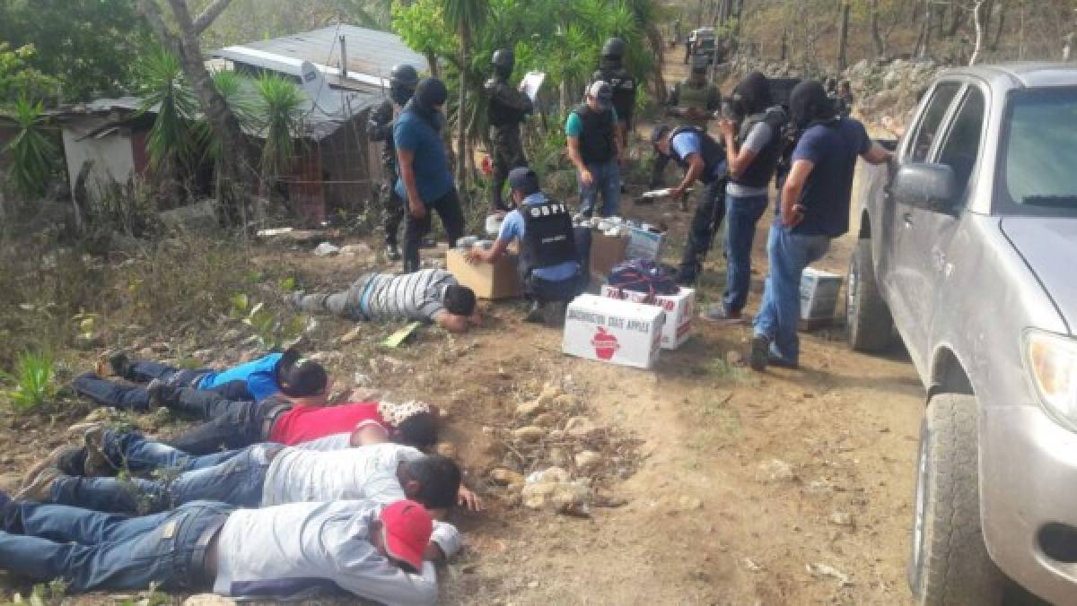 Decomisan 200 libras de supuesta marihuana en operativo en Lempira