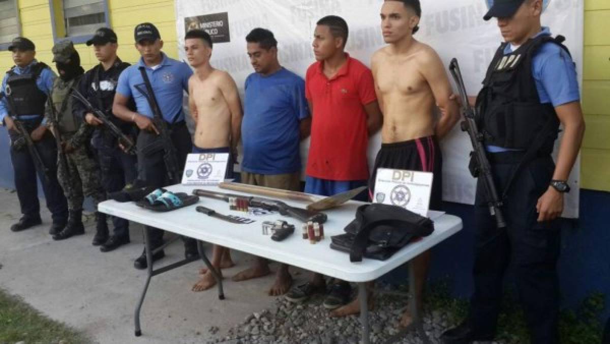 Capturan banda criminal cuando se disponían a matar a dos personas raptadas