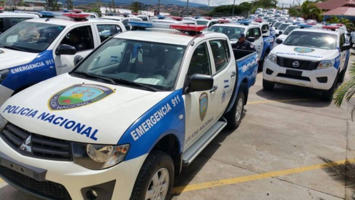 Honduras: Entregan 80 patrullas a la Policía Nacional