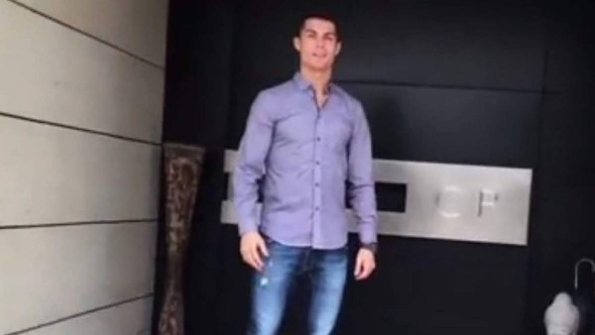 Cristian Ronaldo presume su lujosa mansión en Madrid