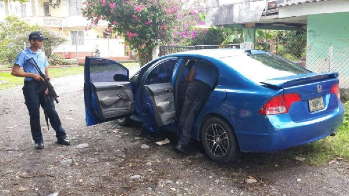 Capturan a banda de robacarros en La Ceiba