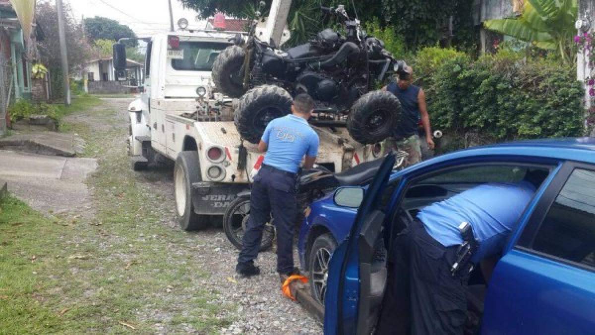 Capturan a banda de robacarros en La Ceiba