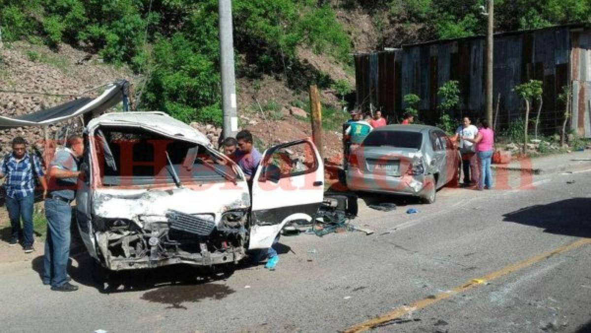 Accidente en cuesta de El Chile deja varios heridos