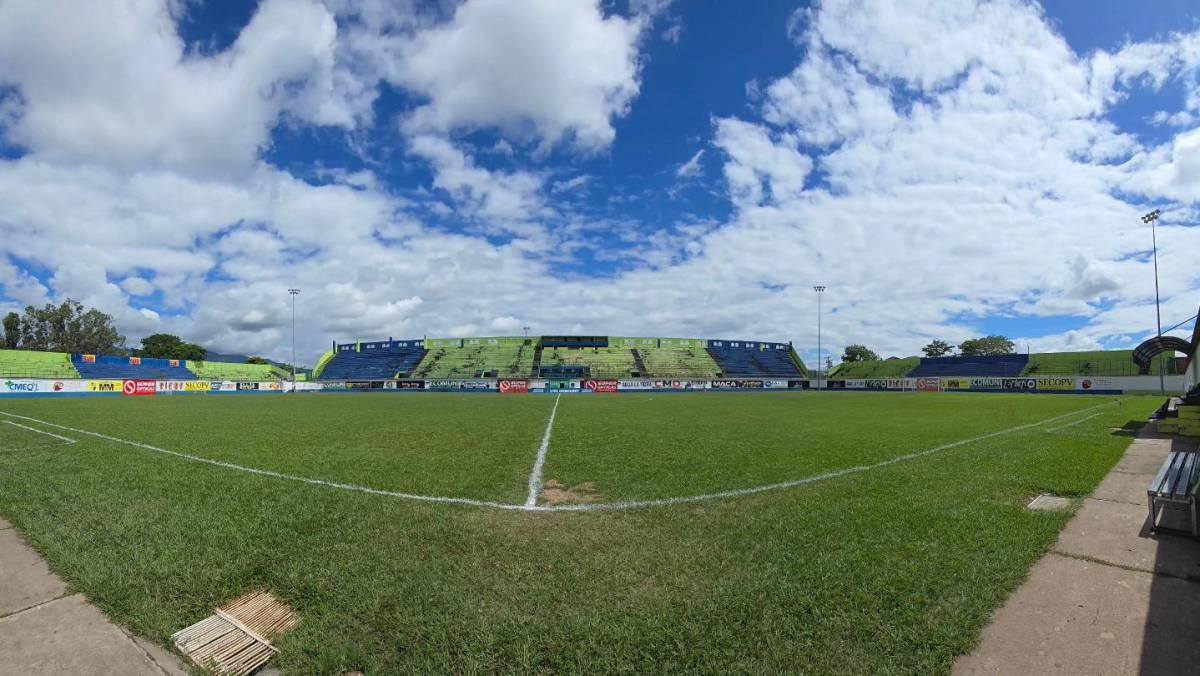 Comienzan los trabajos de cambio de engramillado en el estadio Juan Ramón Brevé