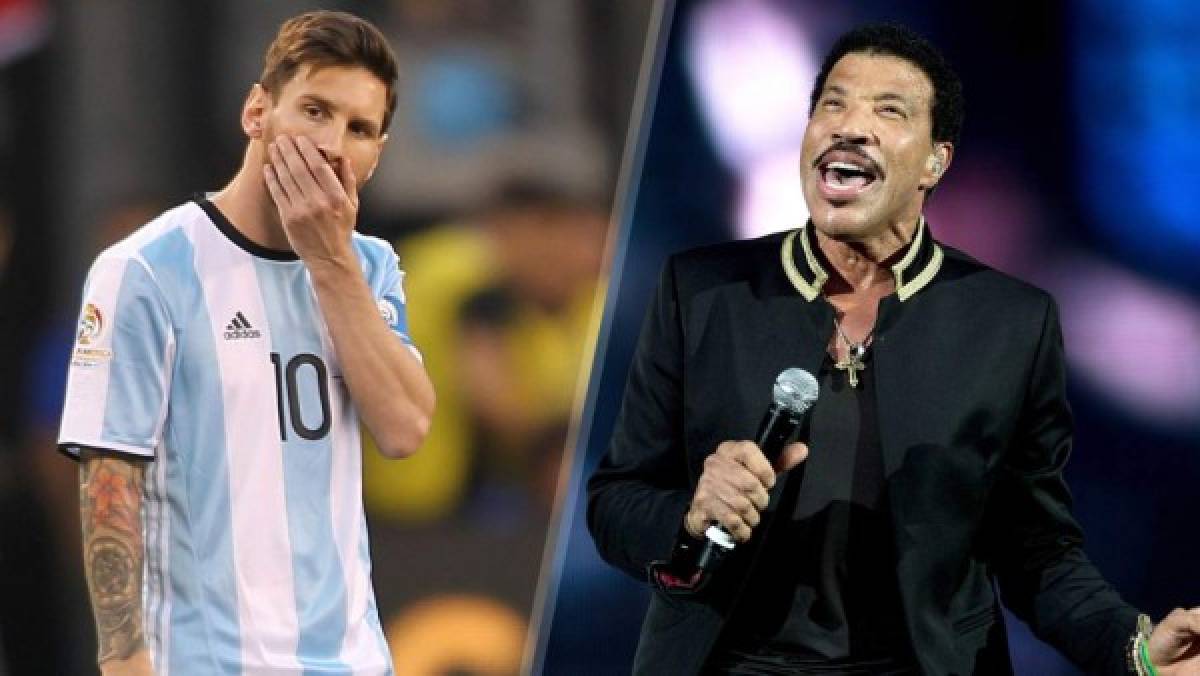 Messi recibe consejo de Lionel Richie