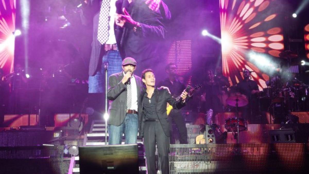 Una noche vibrante de música con Marc Anthony y Juan Luis Guerra