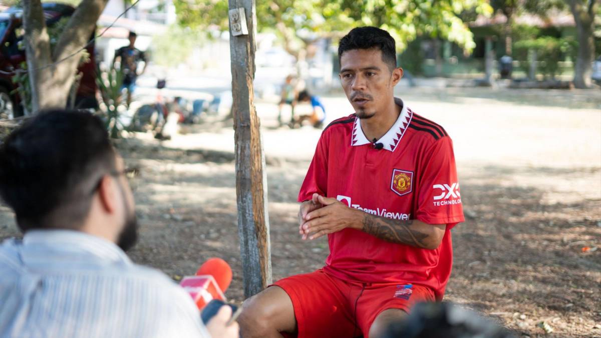 Bayron Méndez ahora se dedica al fútbol de veteranos en la Liga Sampedrana.