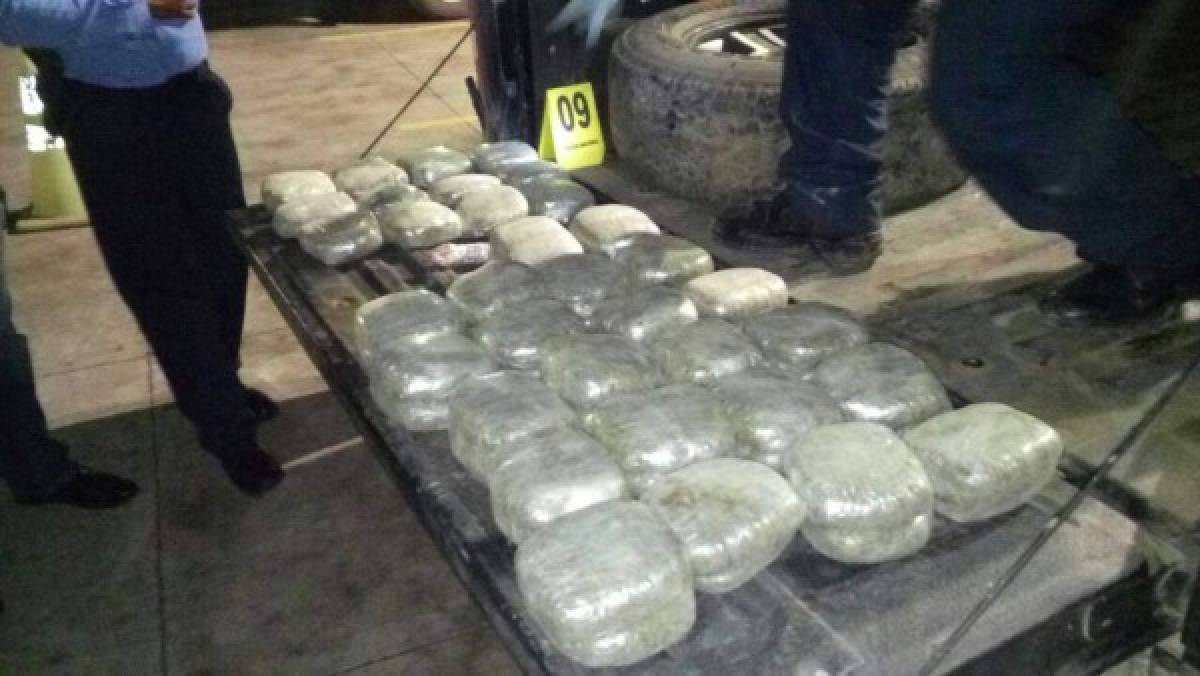 Honduras: Les descubren supuesta droga en llanta