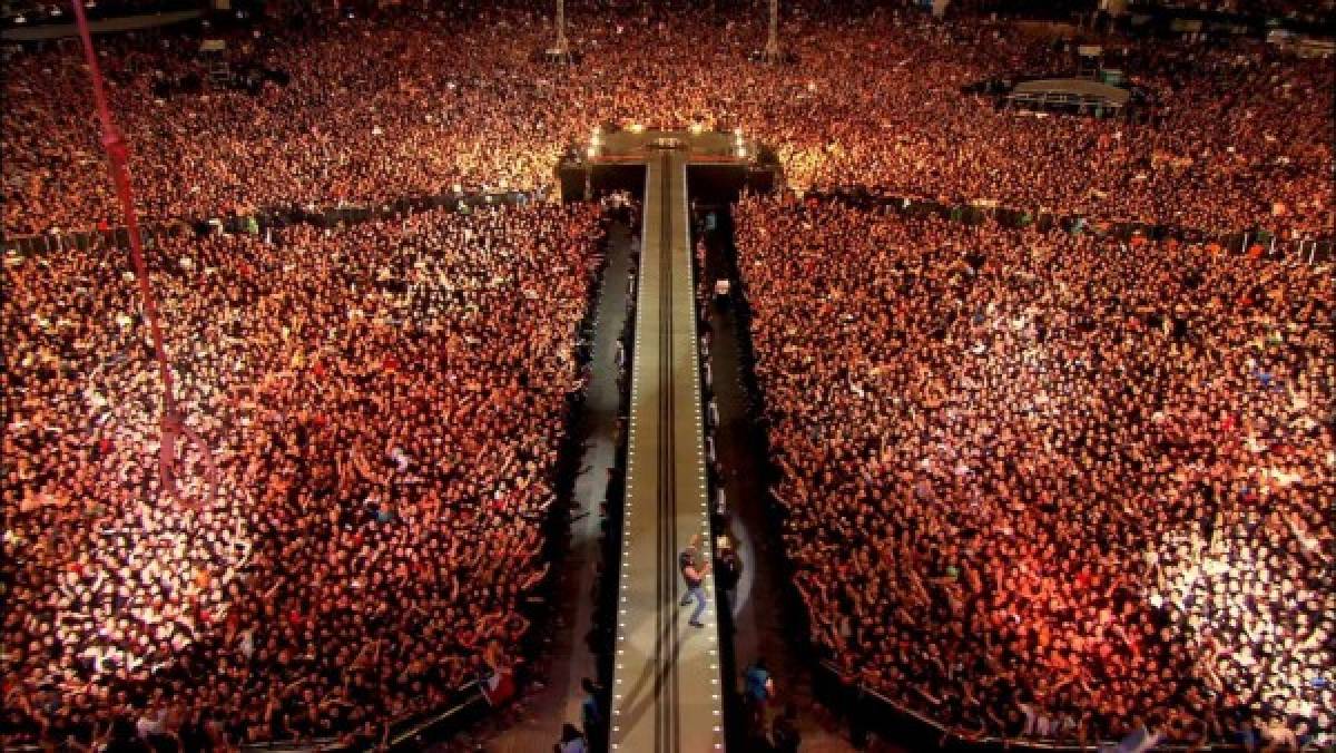 El Estadio Monumental durante un concierto de AC/DC. Foto/AFP