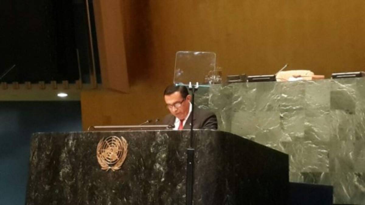 Honduras aborda problemas de la droga durante Asamblea de la ONU  