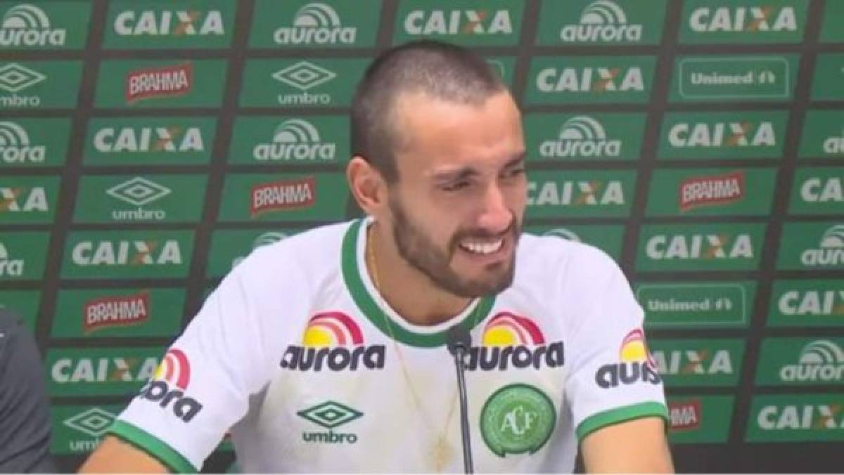 'Haré de todo para volver a jugar', dice Alan Ruschel sobreviviente del Chapecoense