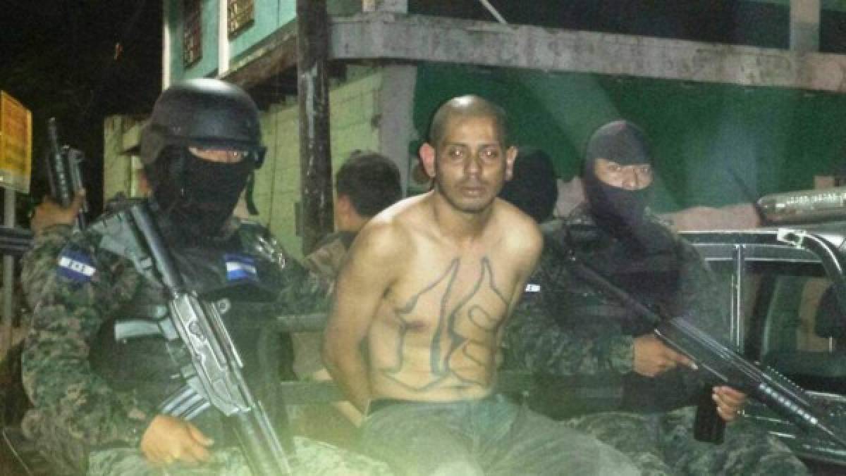 Capturan a cuatro miembros pandilla 18, un quinto murió en fuego cruzado