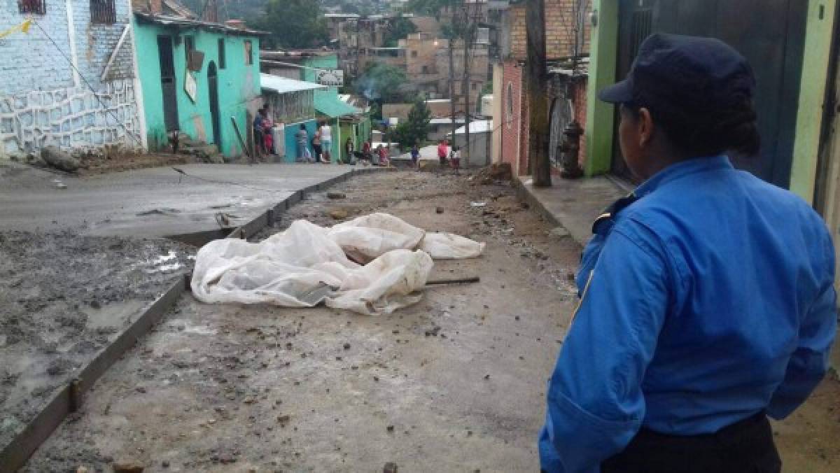 Asesinan a joven obrero mientras pavimentaba calle en colonia capitalina