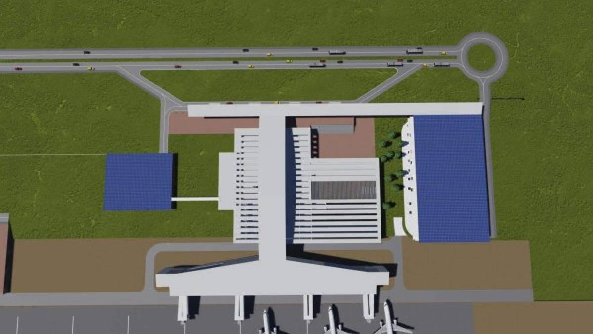 Así lucirán las instalaciones del moderno aeropuerto de Palmerola