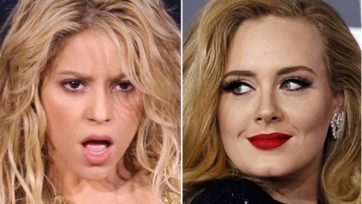 Adele es acusada de plagiar una canción de Shakira y otro cantante