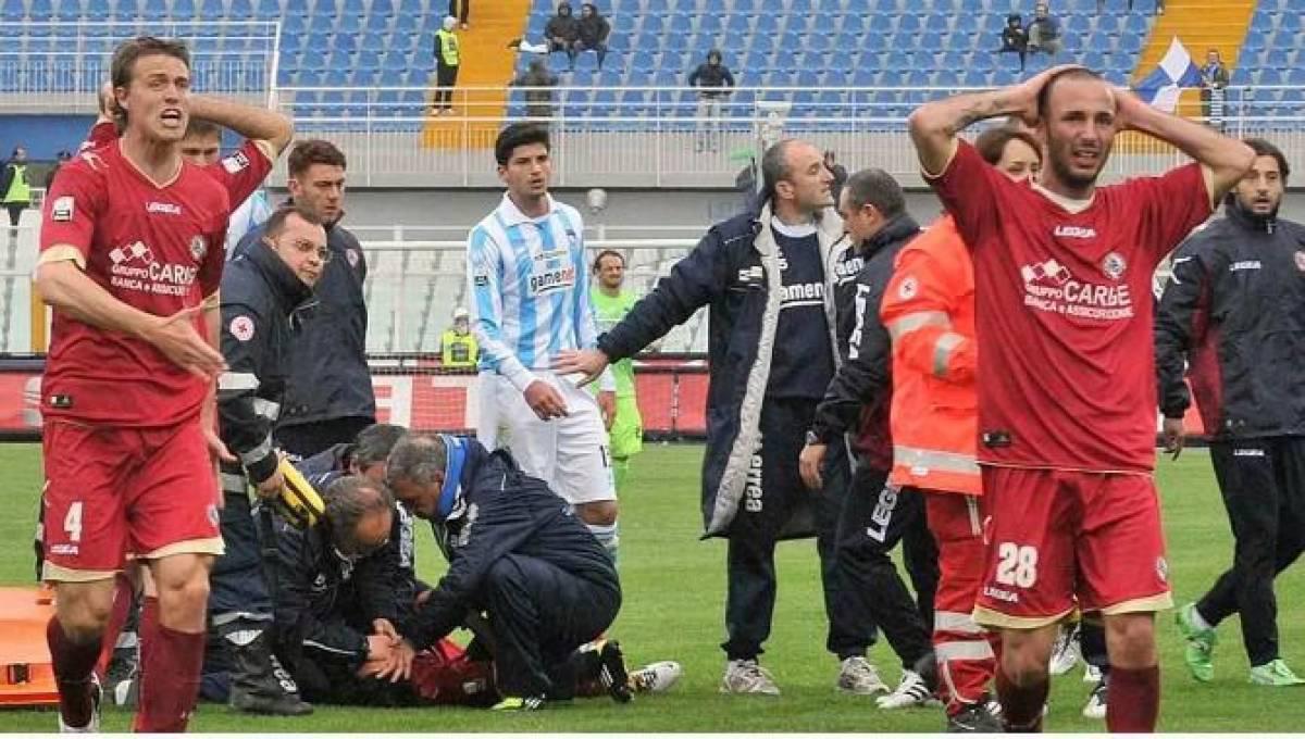 Futbolistas que han colapsado mientras se juega un partido a lo largo de la historia