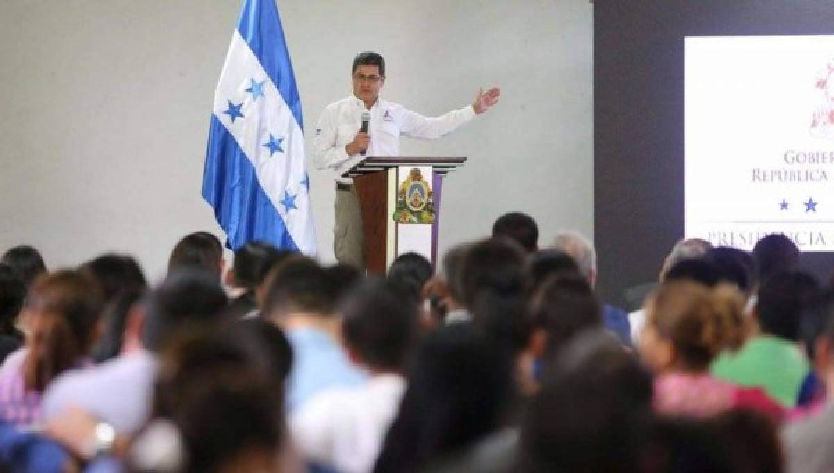 Honduras: Presidente Juan Orlando Hernández expone Programa Honduras 20/20  