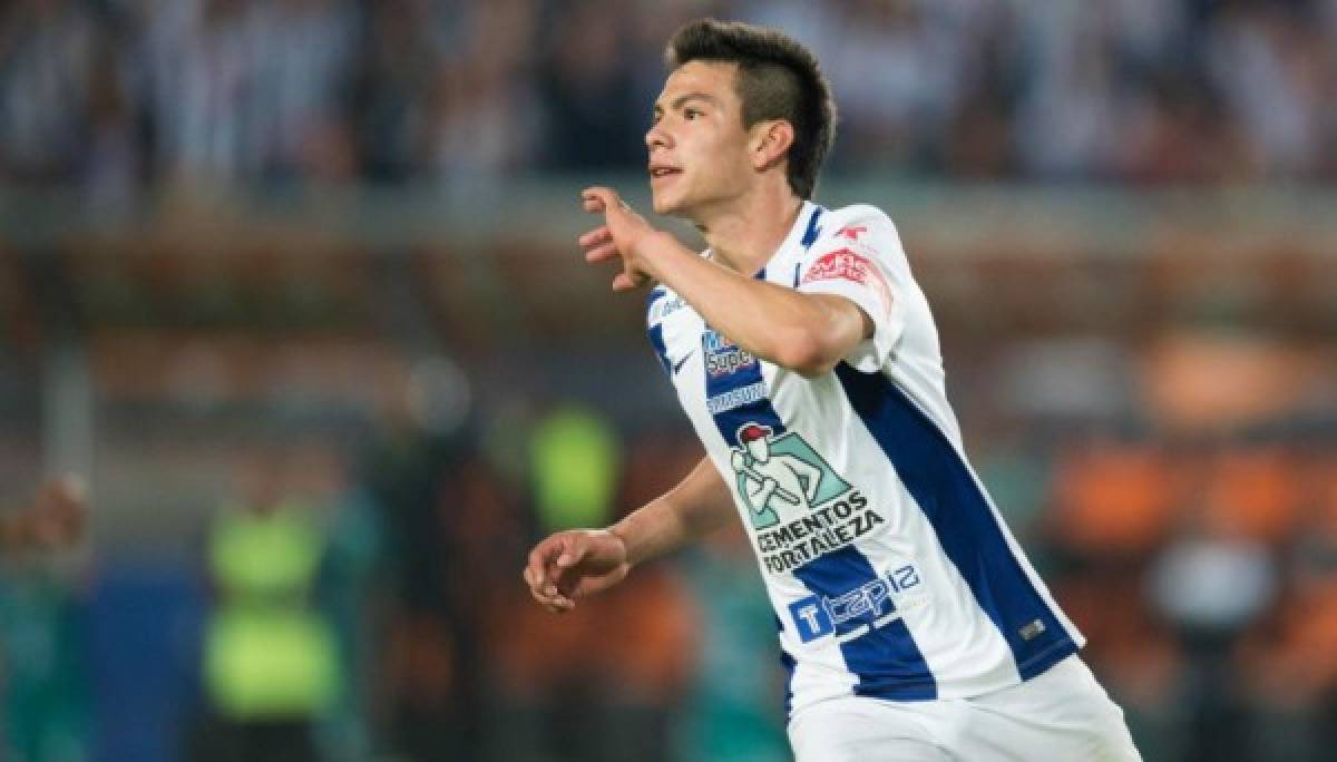 La lesión de Hirving Lozano en el duelo Tijuana Pachuca por la Liga MX