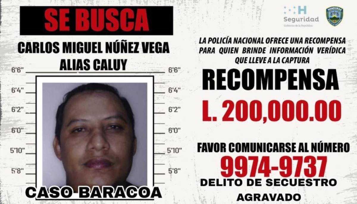 Ofrecen L 700 mil de recompensa por sospechosos de desapariciones en Baracoa