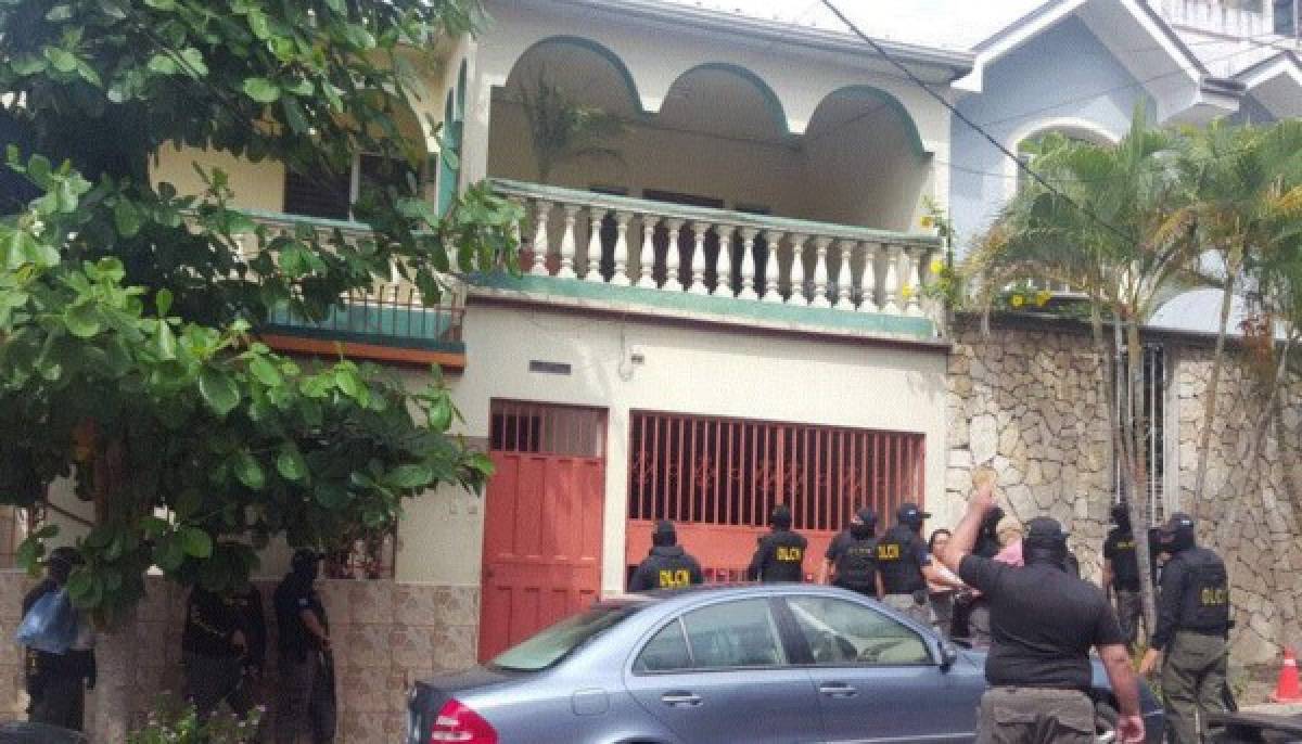 Capturan a cuatro supuestos narcos en residenciales de la capital de Honduras