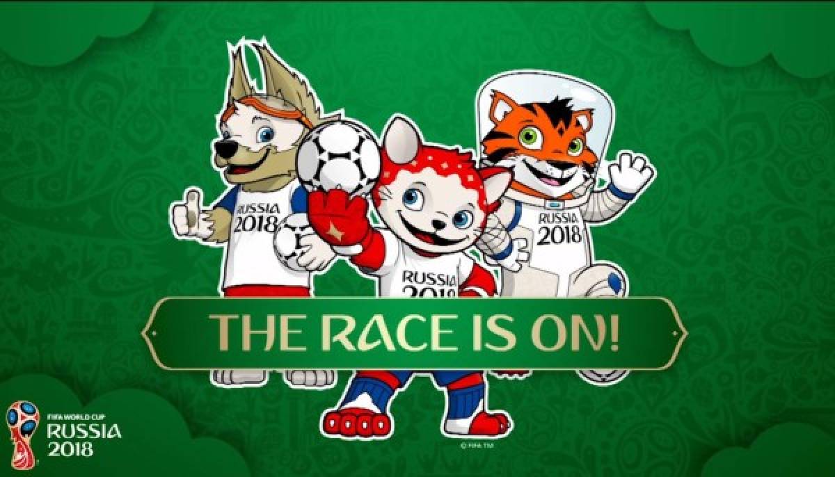 FIFA presenta tres candidatos para votar y elegir la mascota del Mundial de Rusia 2016