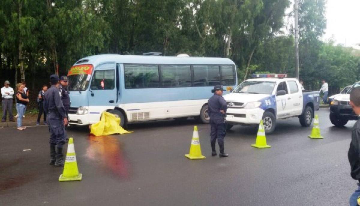 Matan a conductor de rapidito en Tegucigalpa