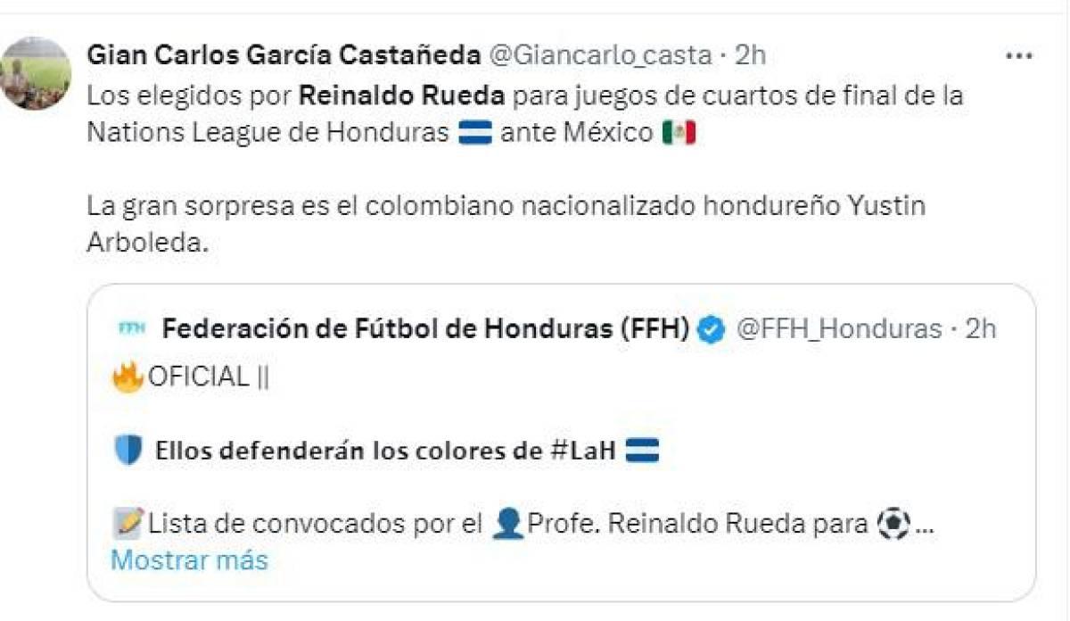 Así reaccionó la prensa ante convocatoria de Rueda para Honduras vs México: Piden a Quioto