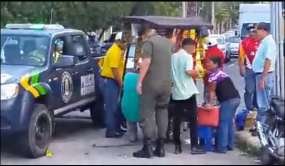 Indignación por maltrato a vendedor en San Pedro Sula