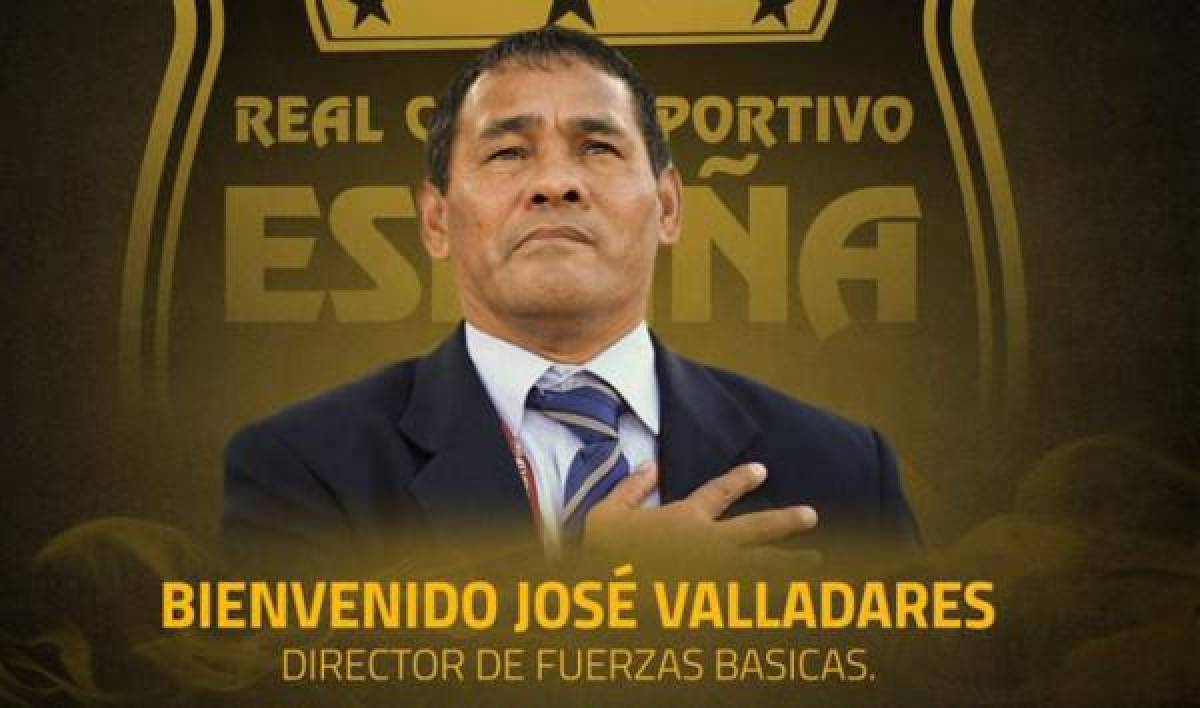 José Valladares está en el Real España desde el 2020 y su labor ha sido las Fuerzas Básicas.