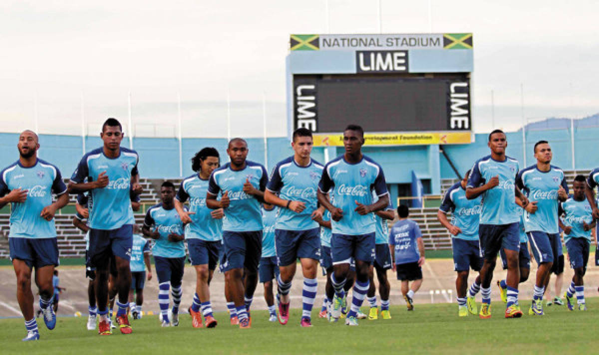 Selección de Honduras lista para celebrar en Jamaica