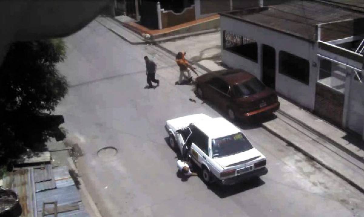 Video capta crimen contra taxista en la colonia El Pedregal