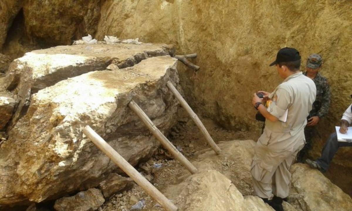 Soterrado por un alud de rocas fallece minero en el Cuculmeca