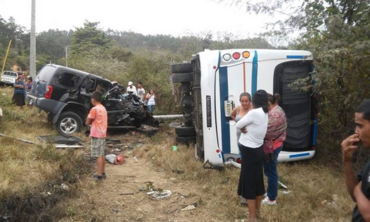 Honduras: Varios heridos deja colisión en salida de Danlí