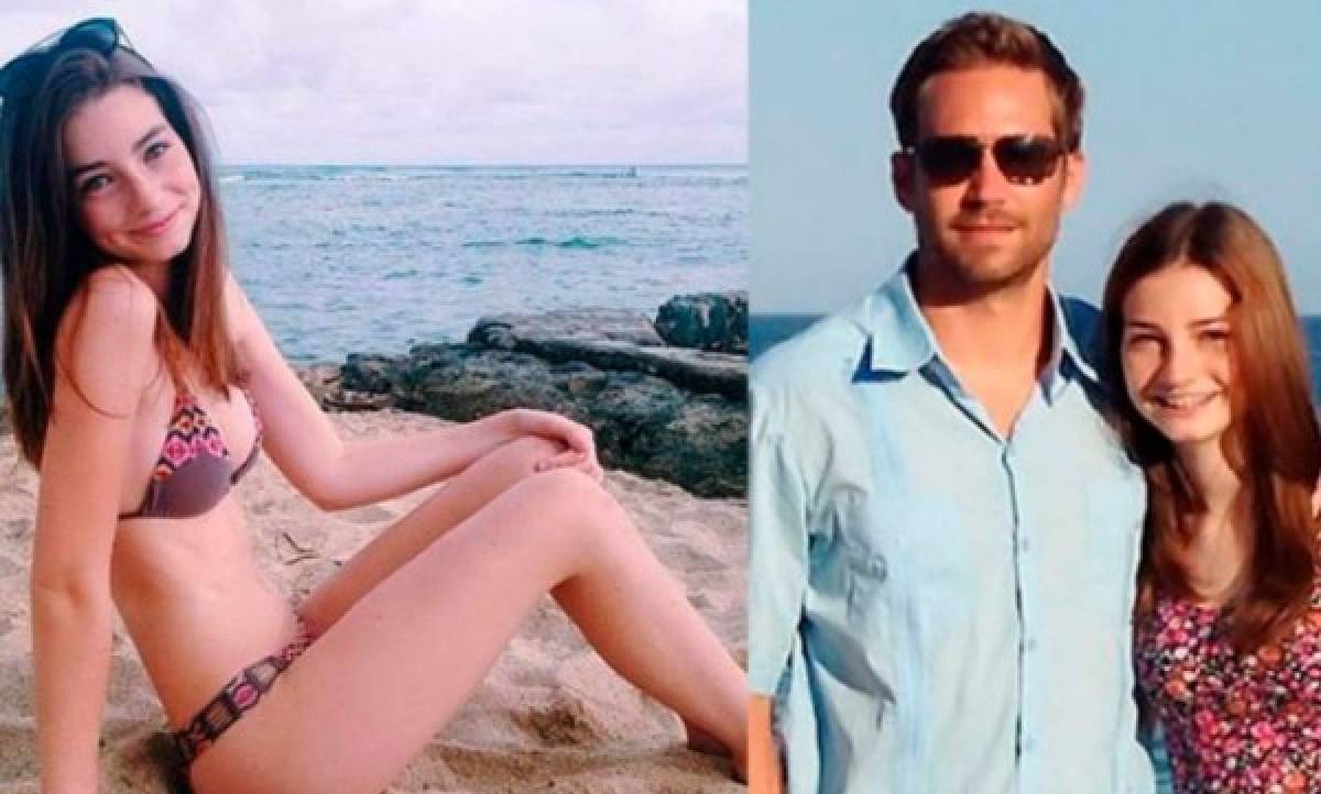 Hija de Paul Walker recupera su sonrisa y muestra su sensual cuerpo a sus 18 años