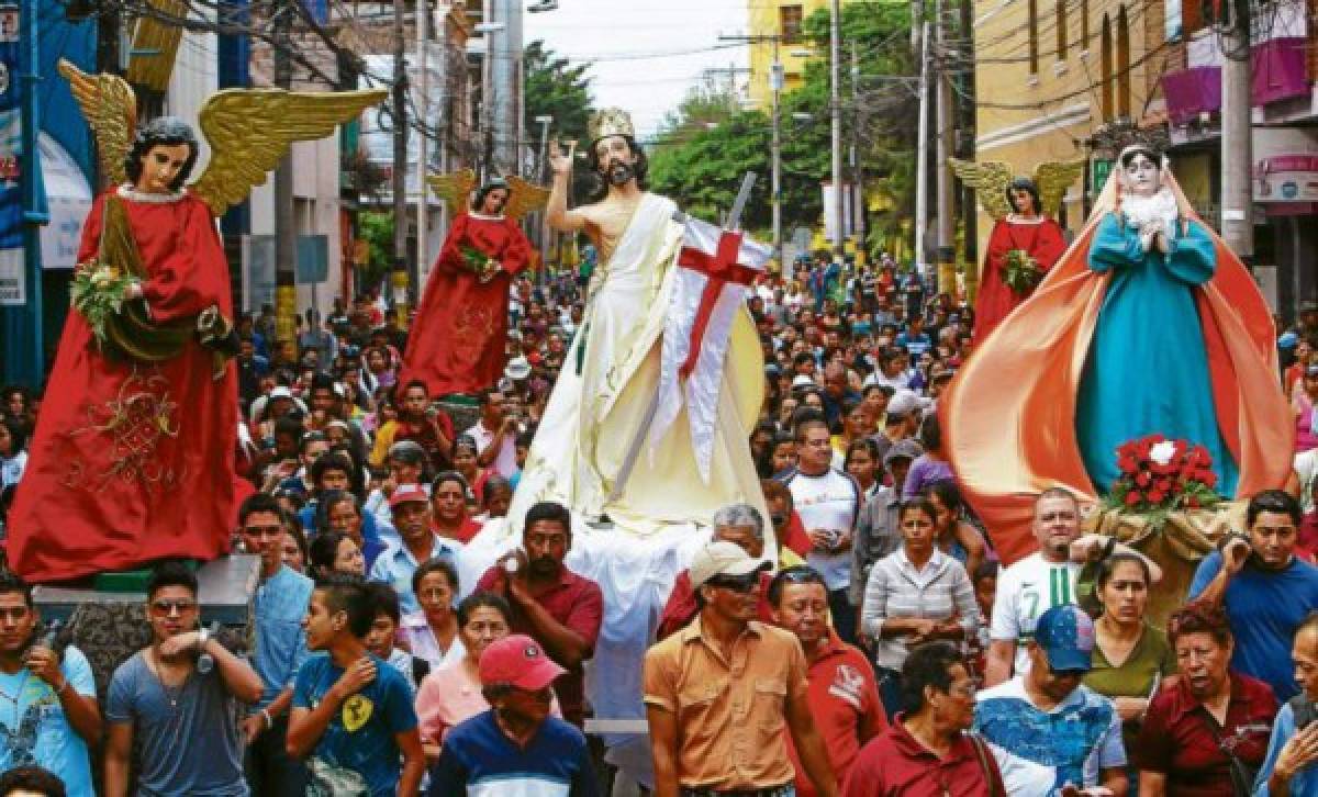 VIDEO: Hondureños conmemoran Domingo de Resurrección